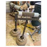 2 Metal Roller Stands