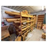 Large Assortment of Wood, Lumber, Boards