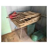 Patio Table, 4 chairs, umbrella