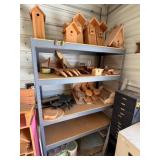 Metal Shelf & Woodworking Items/Crafts