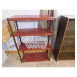 Storage Shelf Units (2), Wire Basket