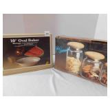 Storage Jar Set, Stoneware Baker - in boxes