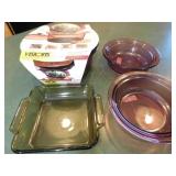 Visions Bowls (3), Anchor Hocking Baking Dish