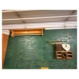 Hanging quilt rack, wooden decorative racks 5