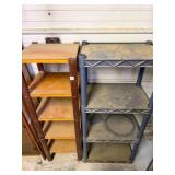 2 Shelf, 1 wood, 1 plastic