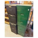 4- 2 Drawer File Cabinets