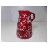 Temptations by Tara Ceramic Pitcher w/Floral Lace