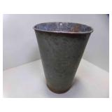 Vintage Galvanized Metal Sap Bucket Farmhouse