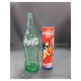 1994 World Cup Coca-Cola Coin Bank & 26 Oz Coke