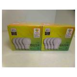 2 NEW 4 Packs GU24 9 Watt Light Bulbs