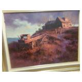 Vintage Charming Oil Painting on Canvas Landscape