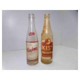 Vintage Elwino & Kist EMPTY Soda Bottles