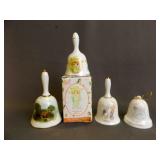 4 Ceramic Bells - One Hand