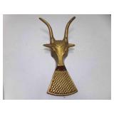 Vintage 8ï¿½" Solid Brass Boot Jack Bull or Steer