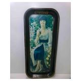 1973 Reproduction Rectangle Metal Coca-Cola Tray