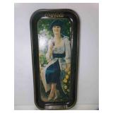 1973 Reproduction Rectangle Metal Coca-Cola Tray
