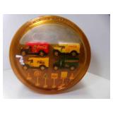 Vintage Metal Popcorn Tin w/Coca-Cola Delivery