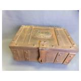 Vintage Cast Iron "Strong Box" Brass CSA Emblem