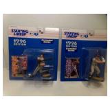 2 1996 Starting Lineup Extended Series Superstar