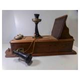 Antique Kellogg Wall Mount Telephone