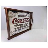 16" X 11ï¿½" Vintage Coca-Cola Mirror Serving Tray