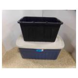 2 Storage Tubs - Jumbo 40 Gallon HAS LID