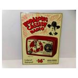 12" X 9" Metal 1990 Reproduction Hopalong Cassidy