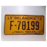 1979 Yellow w/Black Oklahoma Travel Trailer