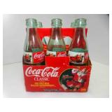 1996 Coca-Cola Classic Santa Bottles X5 & Disney