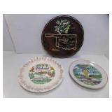 Vintage Metal Oklahoma Souvenir Serving Tray &