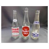 Vintage Red Rock Cola Bottle Anaheim, CA & White