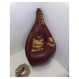 Vintage Genuine Everlast Leather Speed Bag 4 lb.
