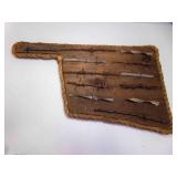 Authentic Antique Barbed Wire Specimens Mounted