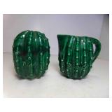 3" Ceramic Cactus Sugar & Creamer Set New Mexico