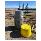 15 Protien tubs empty