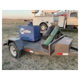 2021 Miller Bobcat 225 amp welder w/Trailer