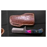 Bull Cutter Knife With Sheath
