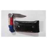 Folding Pocket Knife With Sheath