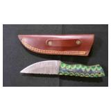 Straight Back Knife With Sheath
