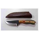 Straight Back Knife With Sheath