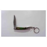 Miniature Folding Pocket Knife With Keychain
