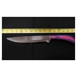 Long Drop Point Kitchen Knife