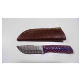 Fixed-Blade Knife With Sheath