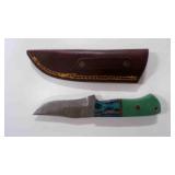 Clip Blade Knife With Sheath