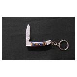 Miniature Folding Pocket Knife With Keychain