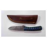 Spear Point Knife With Sheath