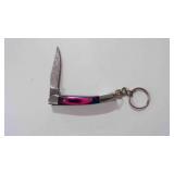 Miniature Folding Pocket Knife With Keychain
