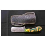 Bull Cutter Knife With Sheath