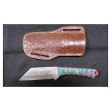 Tanto point Knife With sheath