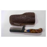 Bull Cutter Knife With Sheath